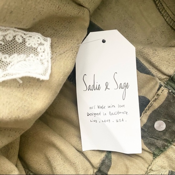 NWT Sadie & Sage Catch-Me Camo Elastic Waist Cotton Mini Skirt - Picture 5 of 7